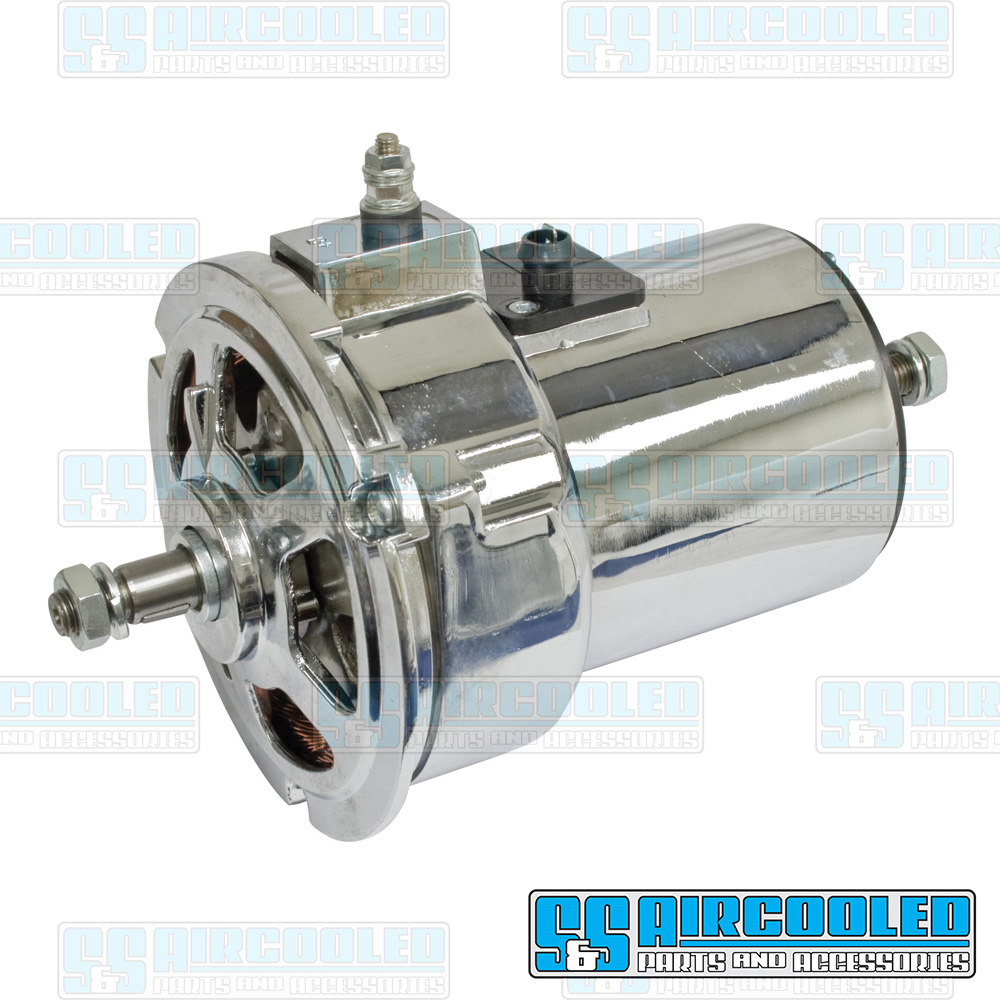 EMPI Alternator, 0094637, 90 Amp, Chrome, VW Bug, Super Beetle, Ghia