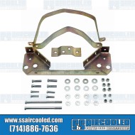 Transmission Mounting Kit, Early 2-Bolt, Solid Mount w/Straps