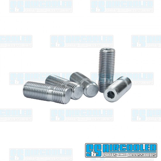 EMPI VW Wheel Stud, M12-1.5 to M12-1.5, 40mm, Screw-In Style, AC6011150