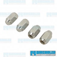Lug Nuts, 1/2-20, 60 deg. Taper, Acorn Style, Chrome Lug Nuts, 1/2-20, 60 deg. Taper, Acorn Style, Chrome