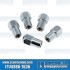 Lug Nuts, M12-1.5, Mag Style, Chrome