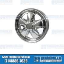 Wheel, Porsche 911 Alloy, 15x4.5, 5x130 Pattern, Polished Wheel, Porsche 911 Alloy, 15x4.5, 5x130 Pattern, Polished