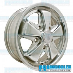 Wheel, Porsche 911 Alloy, 15x5.5, 5x130 Pattern, Polished Wheel, Porsche 911 Alloy, 15x5.5, 5x130 Pattern, Polished