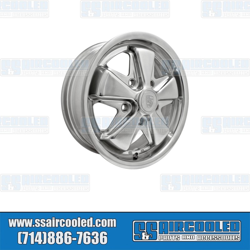 EMPI VW Wheel, Porsche 911 Alloy, 15x5.5, 5x130 Pattern, Polished, 00-9680-0 EMPI VW Wheel, Porsche 911 Alloy, 15x5.5, 5x130 Pattern, Polished, 00-9680-0
