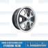 Wheel, 914 Alloy, 15x5.5, 4x130 Pattern, Black w/Polished Spokes & Lip