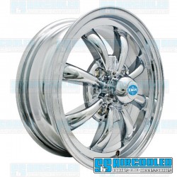 Wheel, GT-8, 8 Spoke, 15x5.5, 4x130 Pattern, Chrome Wheel, GT-8, 8 Spoke, 15x5.5, 4x130 Pattern, Chrome