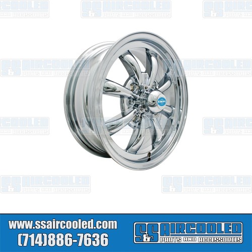 Wheel, GT-8, 8 Spoke, 15x5.5, 4x130 Pattern, Chrome Wheel, GT-8, 8 Spoke, 15x5.5, 4x130 Pattern, Chrome