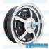 Wheel, Sprintstar, 15x5, 5x205 Pattern, Gloss Black w/Polished Spokes & Lip
