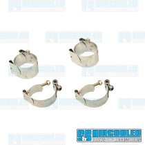 Sway Bar Clamps, T-Bolt Style, Stainless Steel