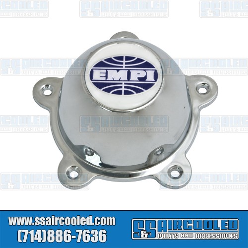 Center Cap, Corsa/5-Rib/GT-5 w/Logo, Chrome