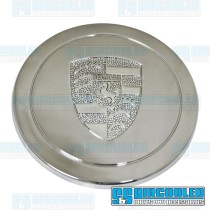 Center Cap, 911 Alloy/Gasser, Short, Chrome Center Cap, 911 Alloy/Gasser, Short, Chrome