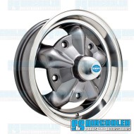 Wheel, Torque Star, 15x5, 5x205 Pattern, Anthracite w/Polished Lip Wheel, Torque Star, 15x5, 5x205 Pattern, Anthracite w/Polished Lip