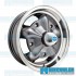 Wheel, Torque Star, 15x5, 5x205 Pattern, Anthracite w/Polished Lip
