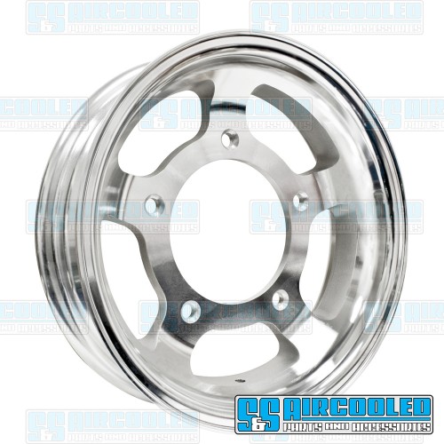 Wheel, 15x4, 5x205 Pattern, Machine Finish
