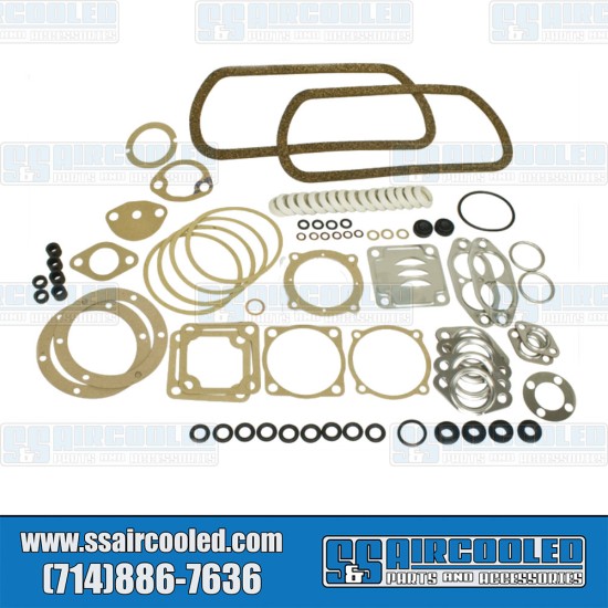 EMPI VW Engine Gasket Set, 13-1600cc, 111198007AFM, VW Bug, VW Super Beetle, VW Karmann Ghia, VW Bus, VW Type 3, VW Thing