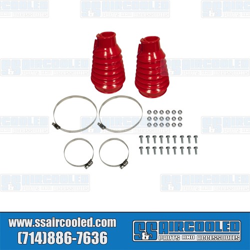 Axle Boot Kit, Swing Axle, Left and Right, Red Axle Boot Kit, Swing Axle, Left and Right, Red