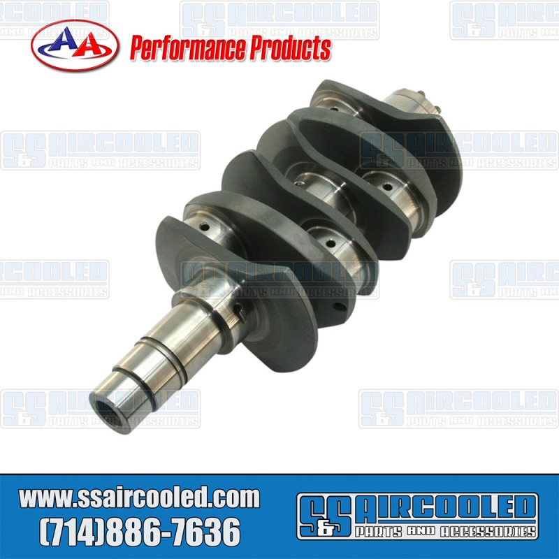 AA Performance Products VW Crankshaft, 76mm, VW Journal, Forged 4340, 003 4376VW