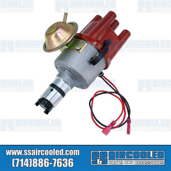 Kühltek Motorwerks VW Distributor, 034 Style SVDA, Vacuum Advance with Electronic Ignition, 0231170034EL