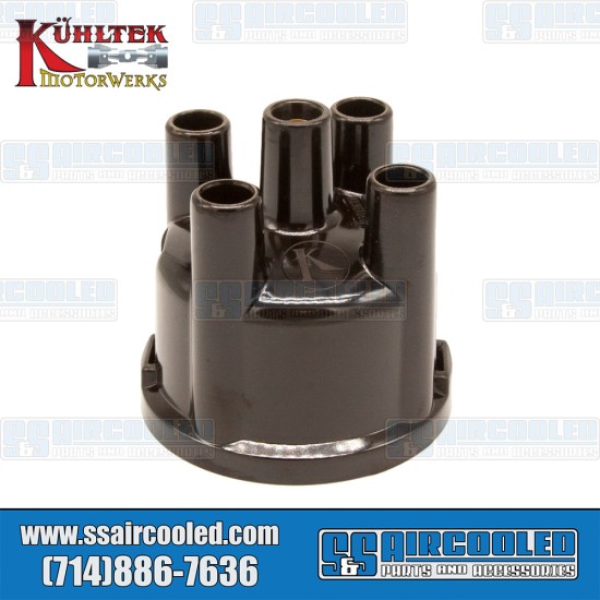  VW Distributor Cap, Bakelite, Dark Brown, 03019KTK