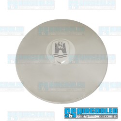 Hub Cap, 5-Lug w/Wolfsburg Logo, Chrome Hub Cap, 5-Lug w/Wolfsburg Logo, Chrome