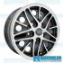 Wheel, Cosmo, 15x5.5, 5x130 Pattern, Gloss Black w/Polished Lip