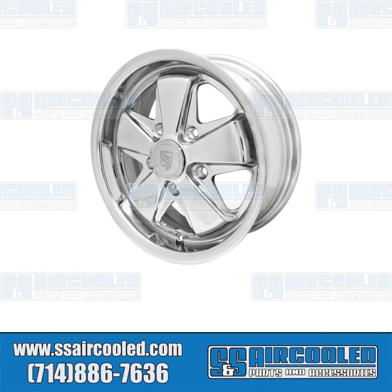 EMPI VW Wheel, Porsche 911 Alloy, 15x6, 5x130 Pattern, Polished, 10-1103-0