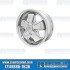 Wheel, Porsche 911 Alloy, 15x6, 5x130 Pattern, Polished
