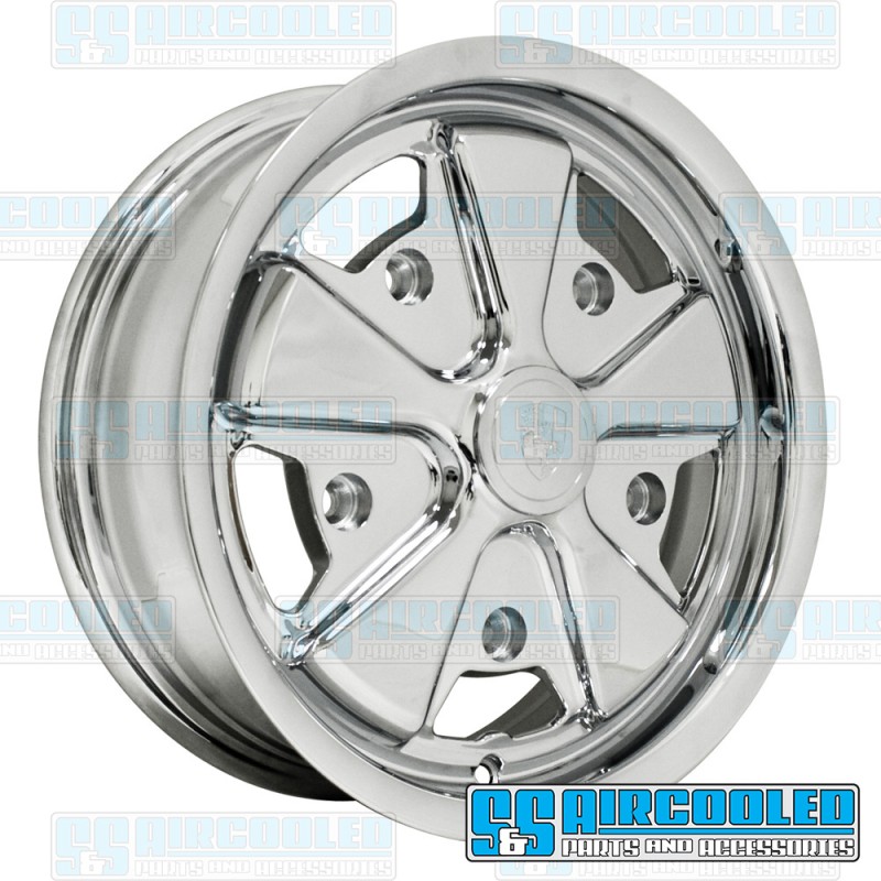 EMPI VW Wheel, Porsche 911 Alloy, 15x4.5, 5x205 Pattern, Chrome, 10-1109-0 EMPI VW Wheel, Porsche 911 Alloy, 15x4.5, 5x205 Pattern, Chrome, 10-1109-0