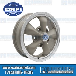 Wheel, Torque Star II, 15x4.5, 5x130 Pattern, Bronze w/Matte Silver Lip
