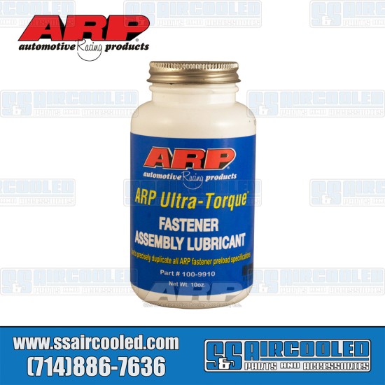 Automotive Racing Products VW Assembly Lubricant, Fasteners & Rod Bolts, 10oz Brush Top Container, 100-9910, VW Bug, Super Beetle, Ghia, Bus, Type 3, Thing, Vanagon