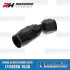 -6AN 30° Swivel Style Female Hose End, Black