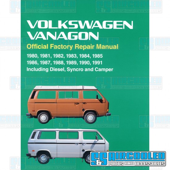 Bentley Publishing VW Repair Manual, Vanagon 1980-1991, 11-0975-0