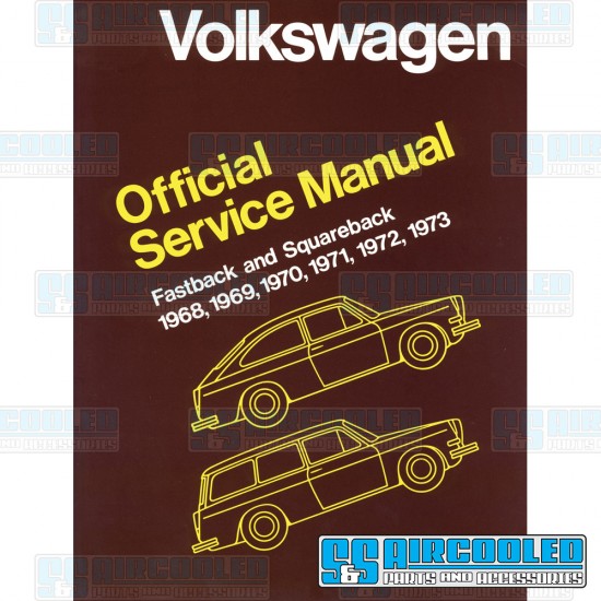 Bentley Publishing VW Repair Manual, Type 3 1968-1973, AC000921
