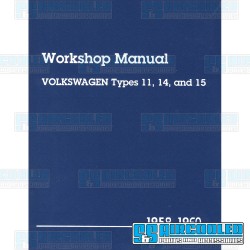Repair Manual, Bug & Karmann Ghia 1958-1960 Repair Manual, Bug & Karmann Ghia 1958-1960