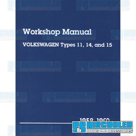 Bentley Publishing VW Repair Manual, Bug & Karmann Ghia 1958-1960, 11-1012-0