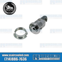 Glove Box Latch, Non Locking, Chrome