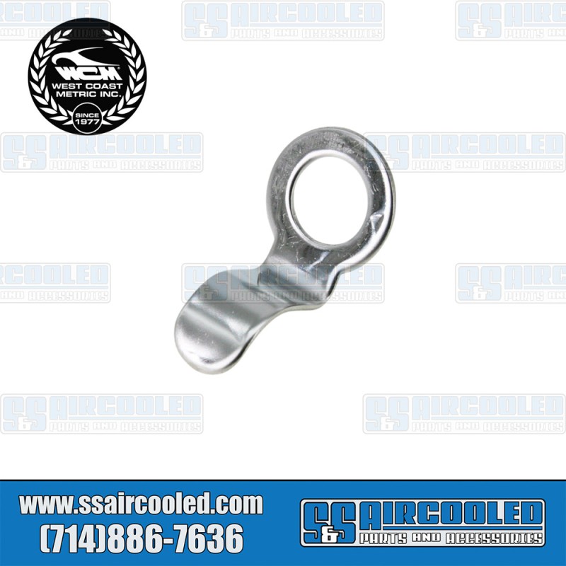 West Coast Metric VW Glove Box Latch Finger Pull, Chrome, 111-132A