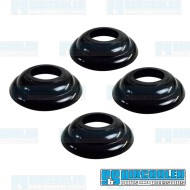 Door Handle/Window Winder Buffers, Left & Right, Black Door Handle/Window Winder Buffers, Left & Right, Black