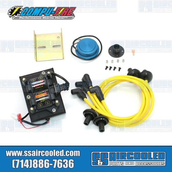 Compu-Fire VW Ignition Kit, 009 Style w/Yellow Plug Wires, 11100-Y