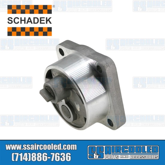 Schadek VW Oil Pump, 30mm Gears, 8mm Studs, Flat Camshaft, Full Flow Ready, 111115107AFF