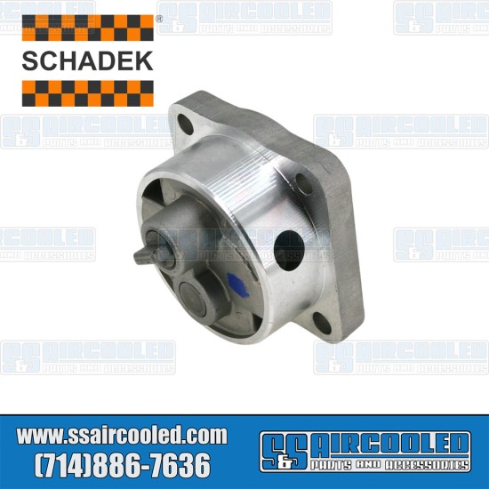 Schadek VW Oil Pump, 30mm Gears, 8mm Studs, Flat Camshaft, Aluminum, 111115107AHD
