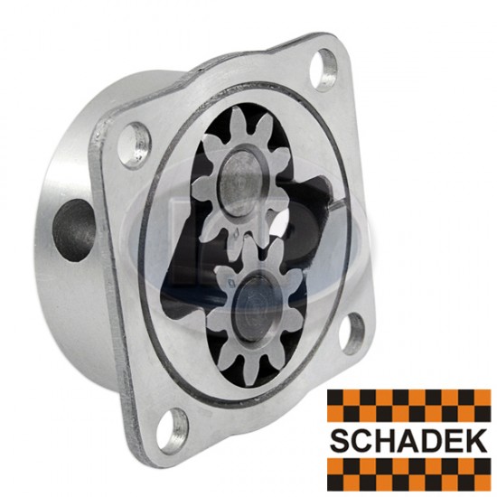 Schadek VW Oil Pump, 21mm Gears, 8mm Studs, Flat Camshaft, Aluminum, 111115107AK