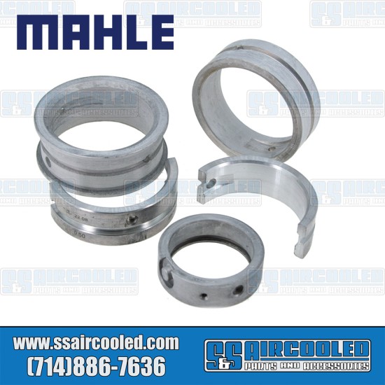 Mahle VW Main Bearings, Standard Case/.020 Crank, Standard Thrust, 111198465BR