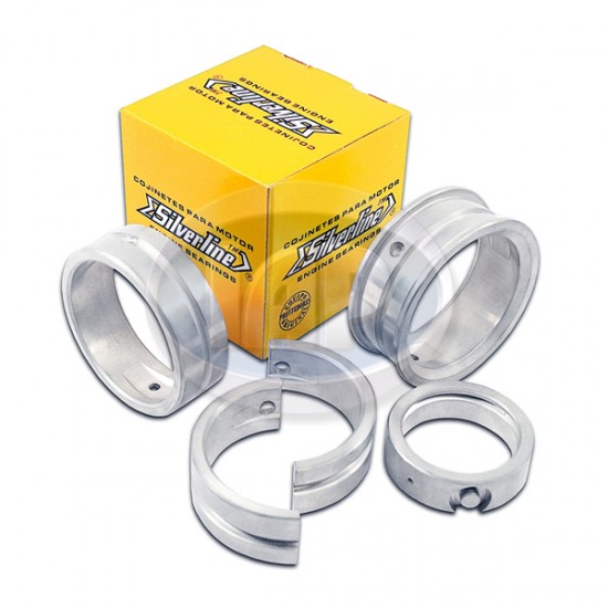 Silverline VW Main Bearings, .020 Case/Standard Crank, Double Oversize Thrust, 111198471O2T