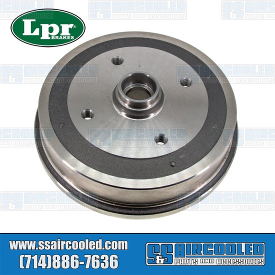 VW Front Left or Right Brake Drum, 4x130mm, 111405615B, VW Bug