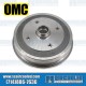 OMC Brakes VW Front Left or Right Brake Drum, 4x130mm, 111405615BIT, VW Bug