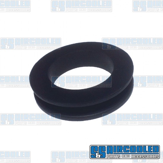  VW Steering Column Tube Bushing, Column to Firewall, Rubber, 111415607