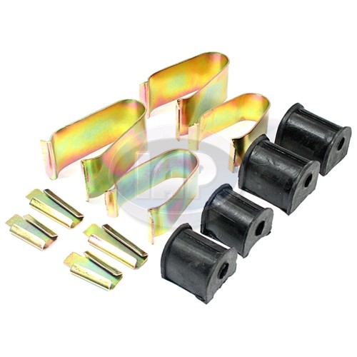 Sway Bar Mounting Kit, 111498101A2, Stock, Front, Rubber Bushings, VW