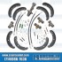 Brake Rebuild Kit, Rubber Hoses, Economy