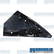 Rear Wheel House/Bumper Bracket Repair Panel, Left Rear Wheel House/Bumper Bracket Repair Panel, Left